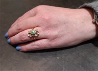 San Stino Di Livenza - Via Roma, 7 - Anello Guerretta Gioielli Donna ANELLO STILE ANTICO in Oro giallo Smeraldo GUERR139 - GUERR139